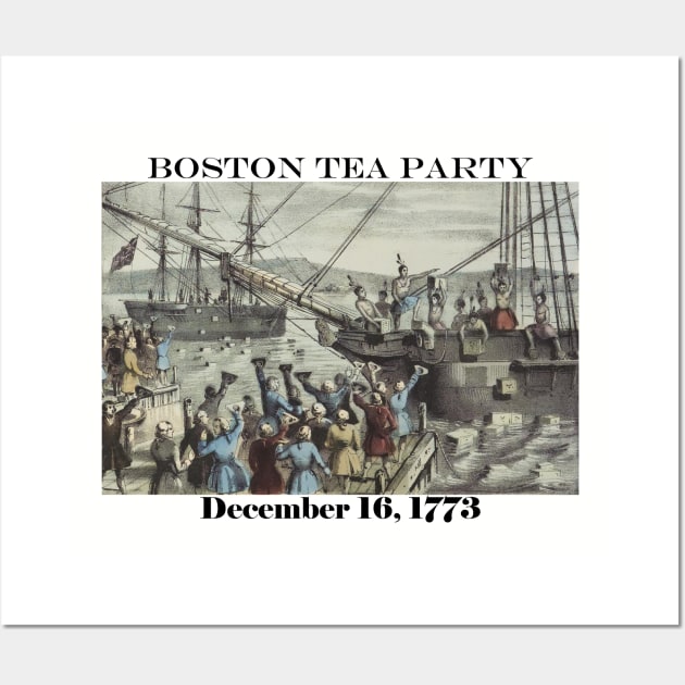 Boston Tea Party Wall Art by American Revolution Podcast